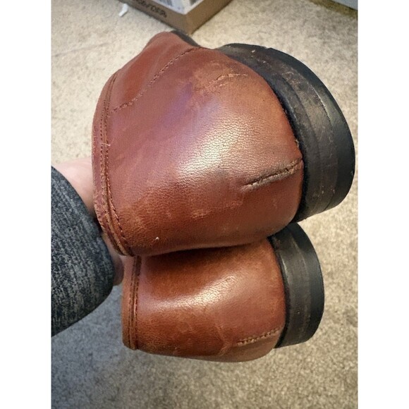 Santoni Men’s Brown Leather Penny Loafers US Size 9D Dress Shoes Made In Italy main image 7